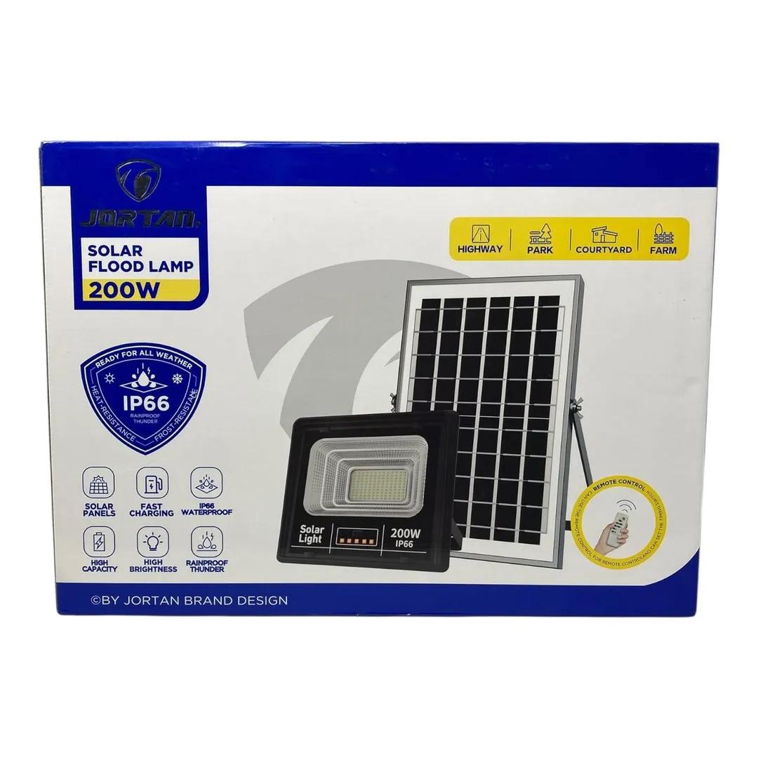 Lampe Solaire 200W JORTAN - Éclairage Efficace et Écologique